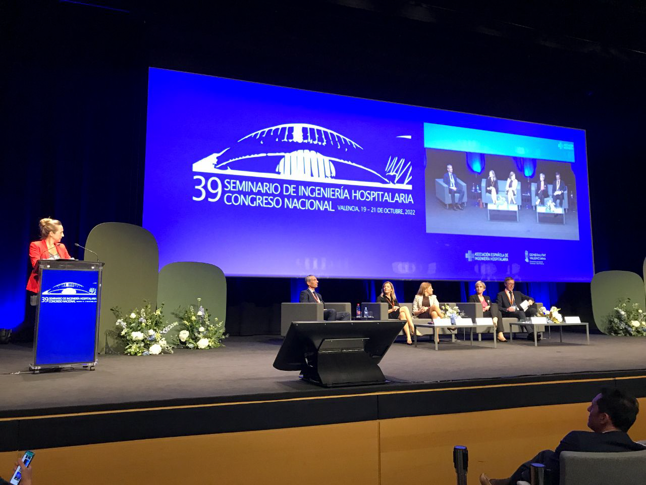 Ponente en el congreso nacional de ingeniería hospitalaria de Valencia
