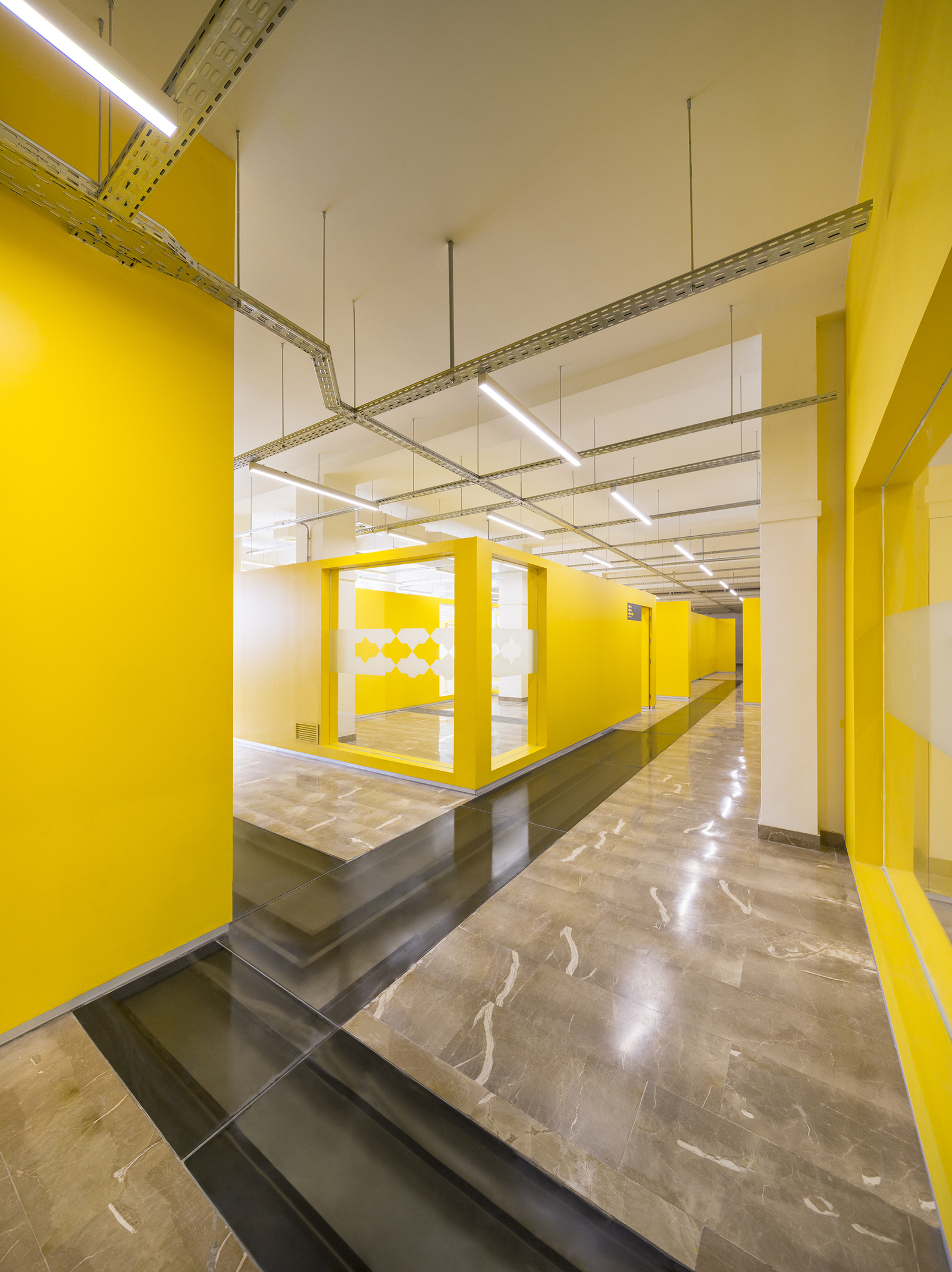 Pasillos biblioteca biosanitaria