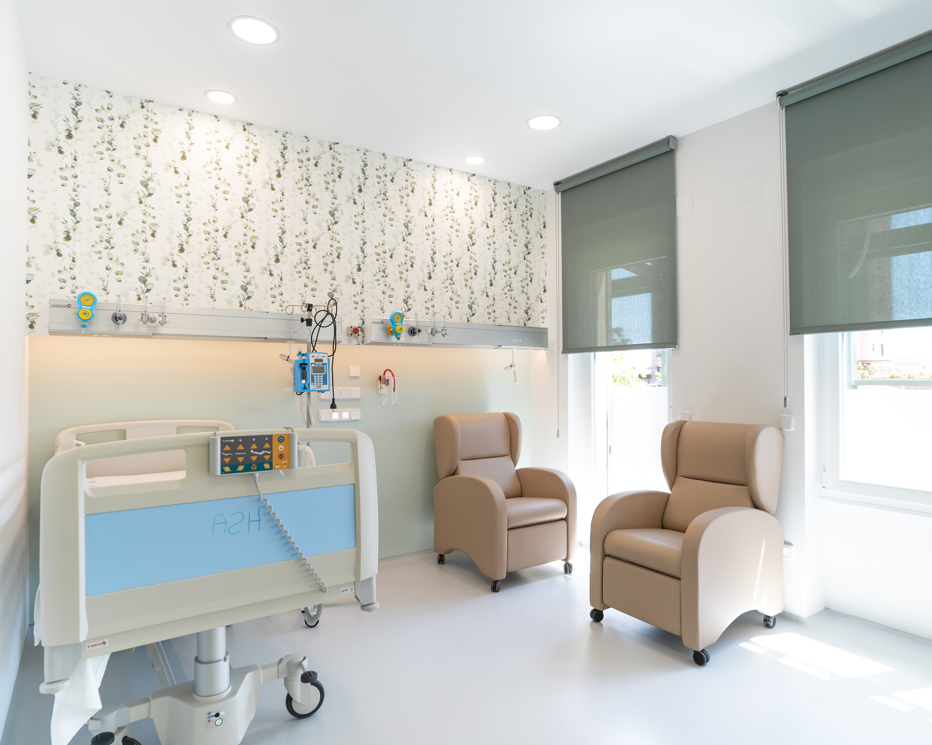 Sala del ala San Vicente del Hospital Niño Jesús de Madrid