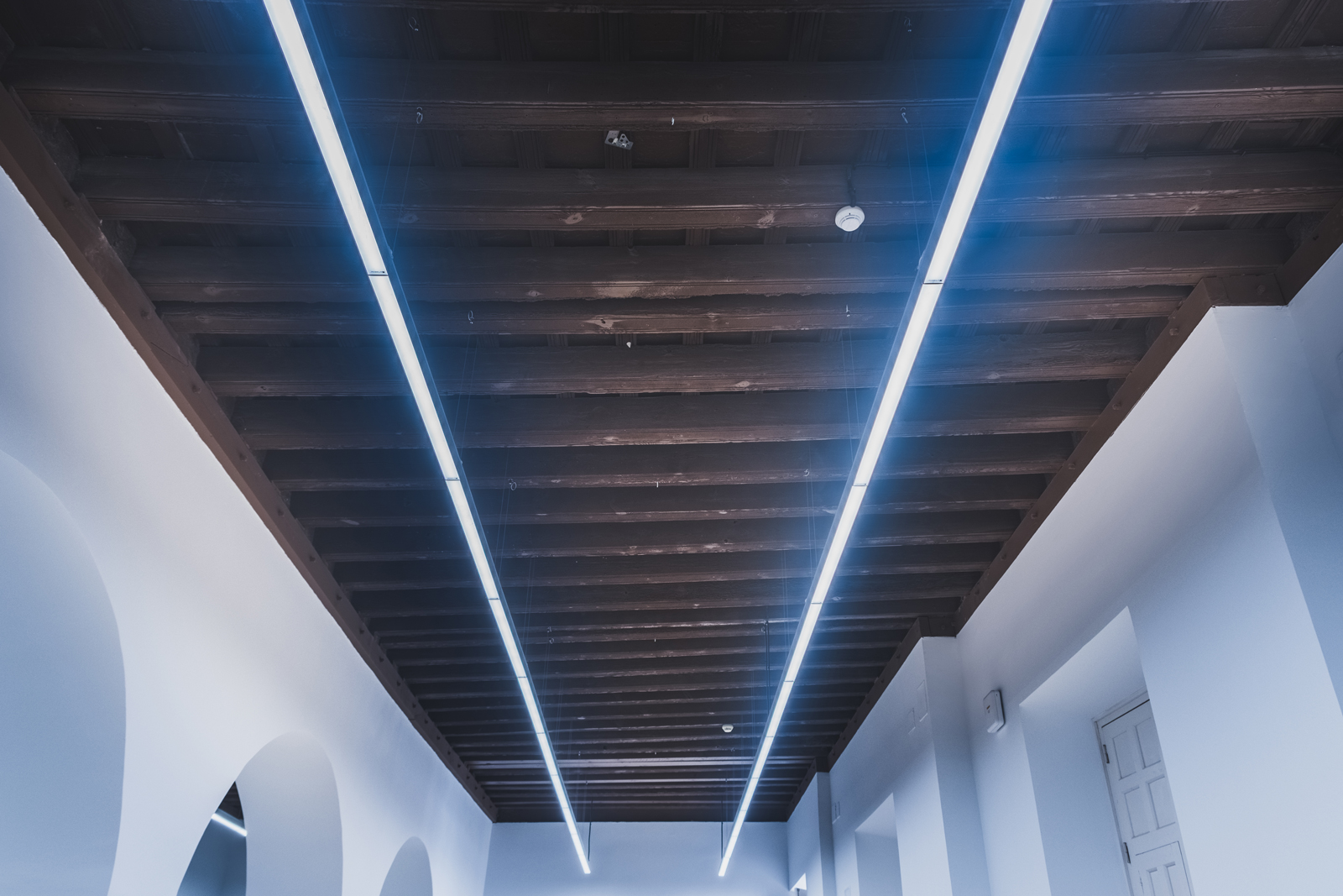 Luminaria del Centro Cultural Reina Sofía de Cádiz