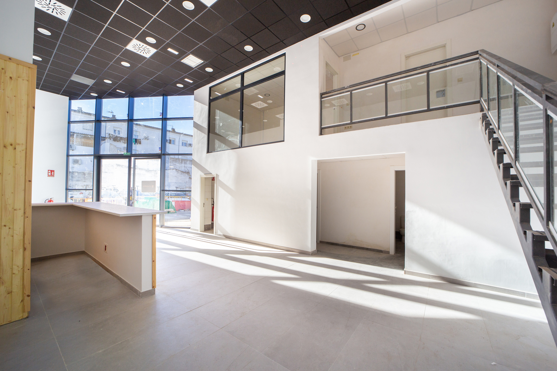 Vista detalle del Teatro-Salón de actos polivalentes de La Roda de Andalucía