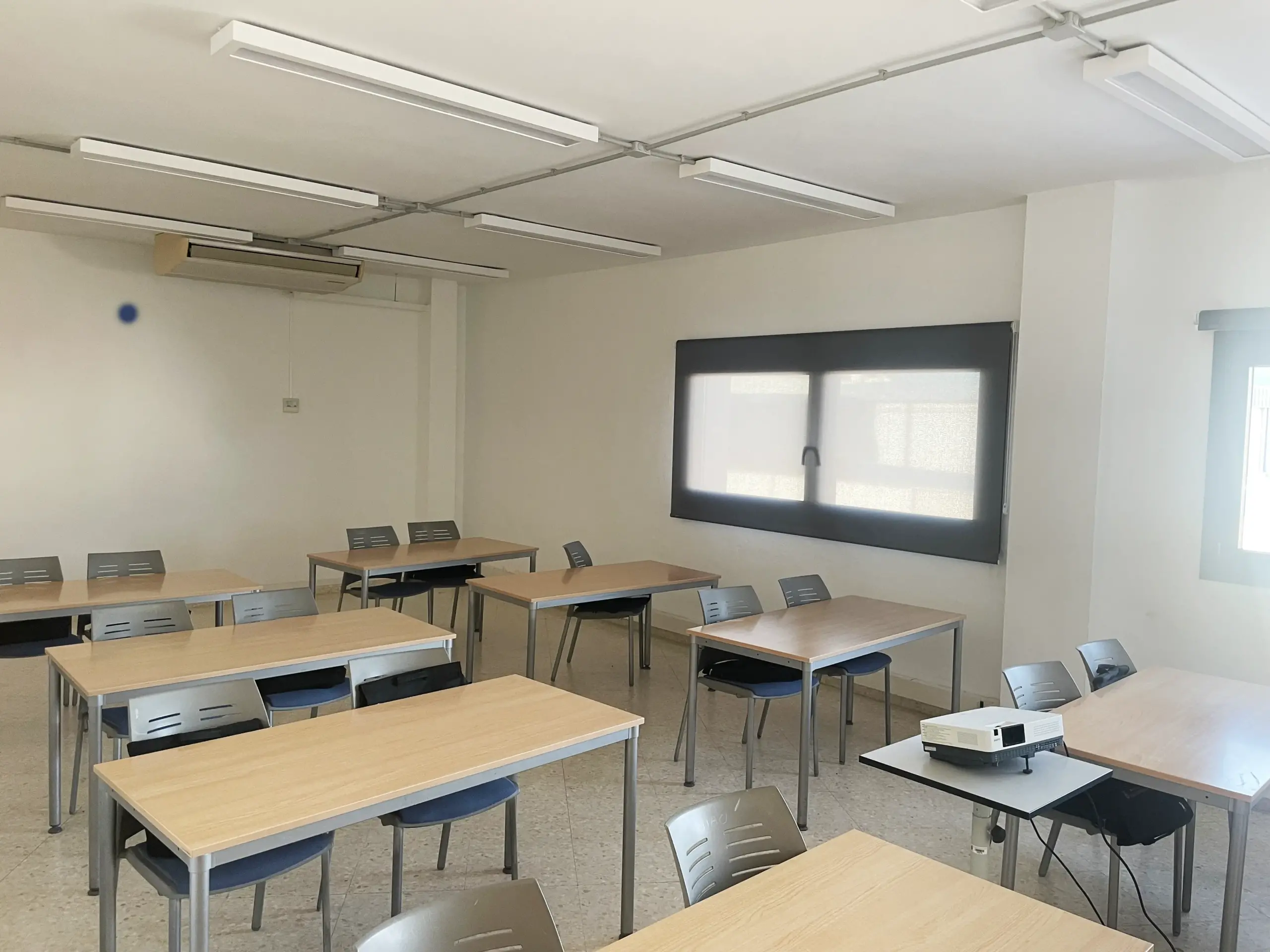 Aula de formación del CIE de Palos de la Frontera