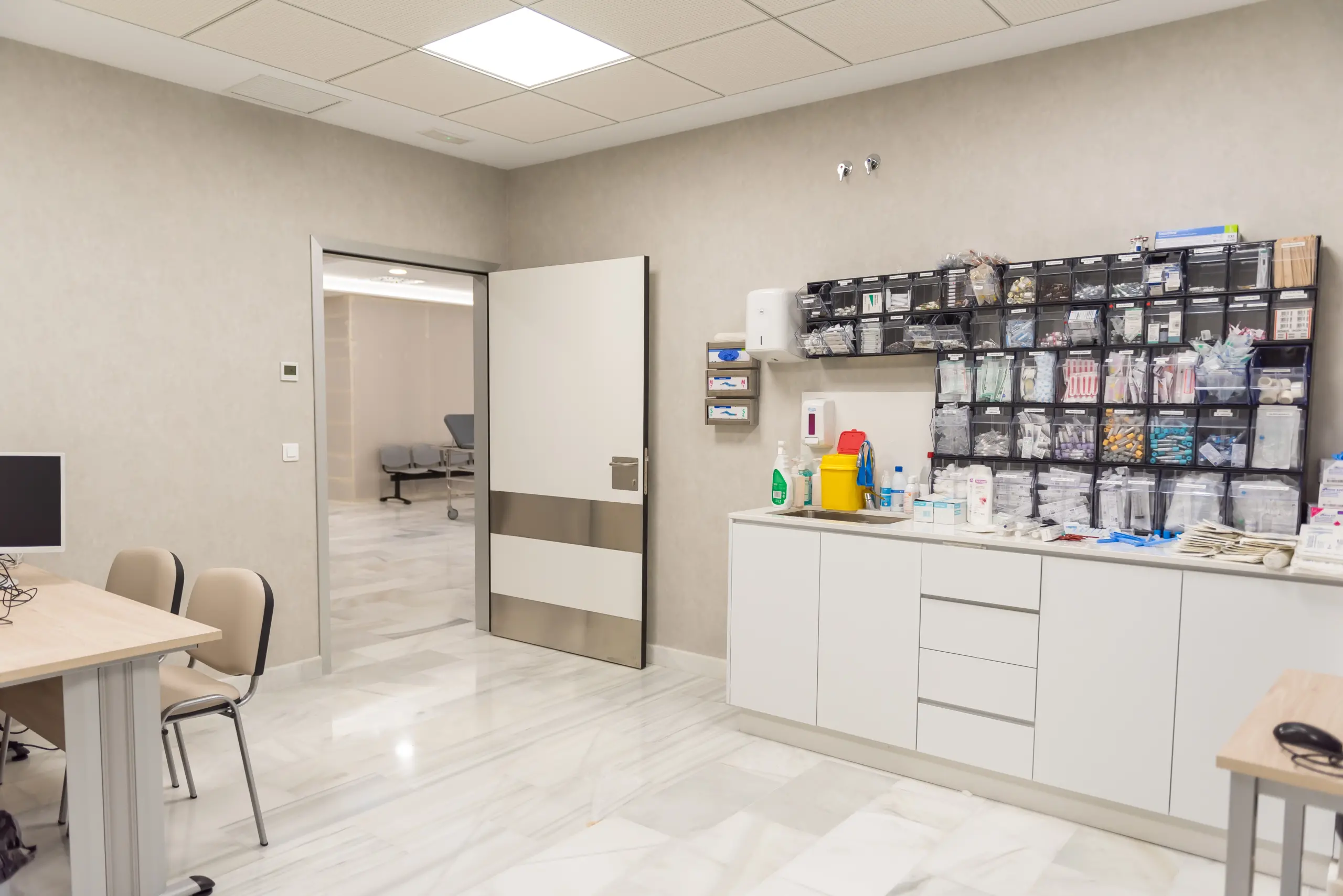 Sala de enfermería del Hospital de Pozoblanco