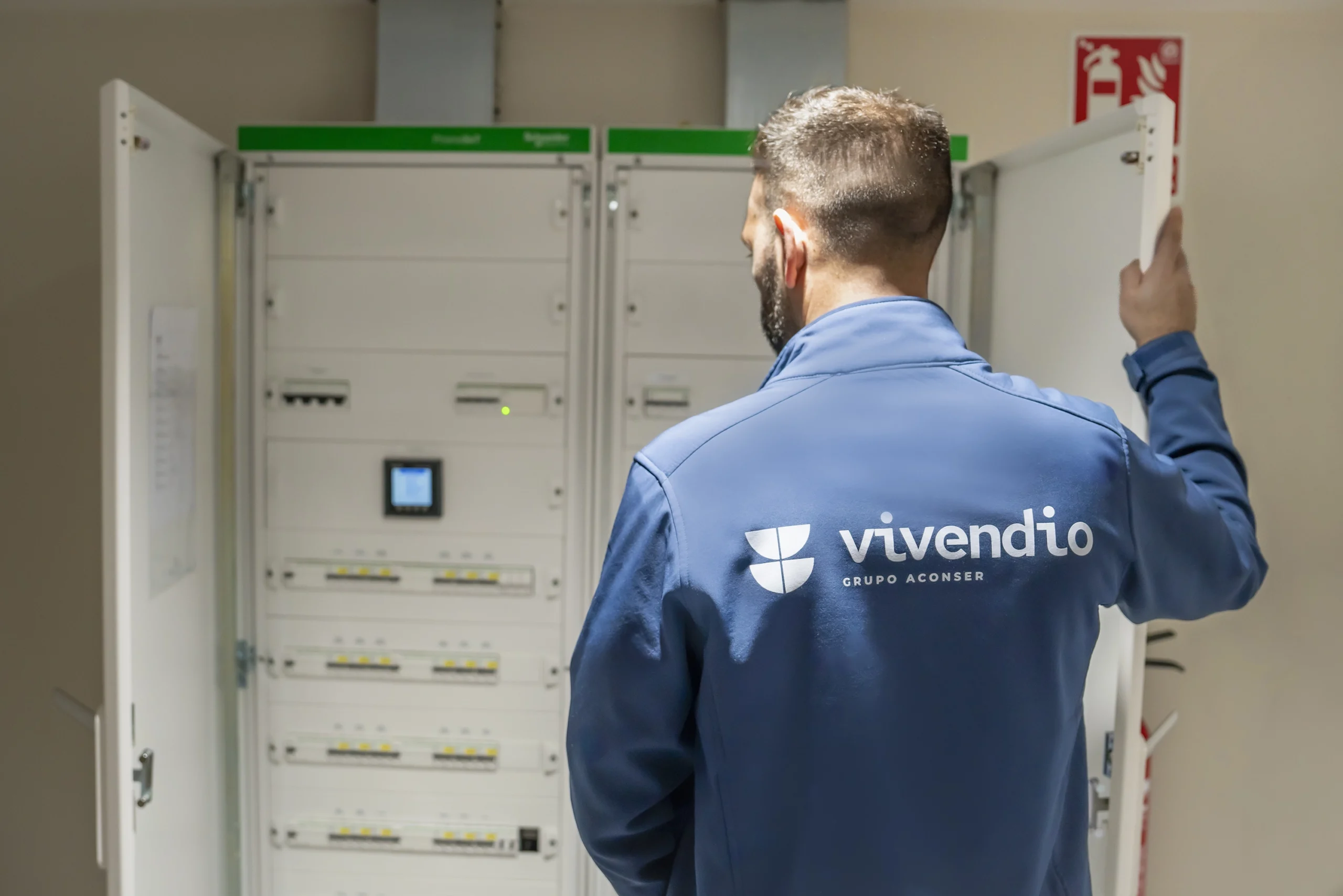 Cuadros eléctricos realizados por Vivendio para el edificio de ISDEFE en Madrid