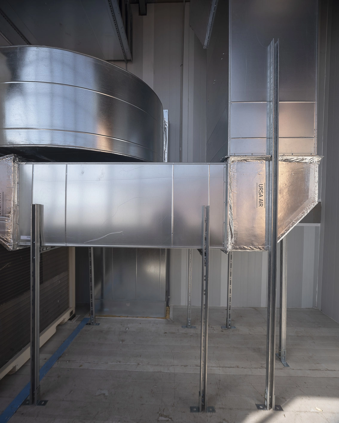 Máquina de climatización implantada en el Teatro de Mérida tras la actuación en eficiencia energética de Vivendio